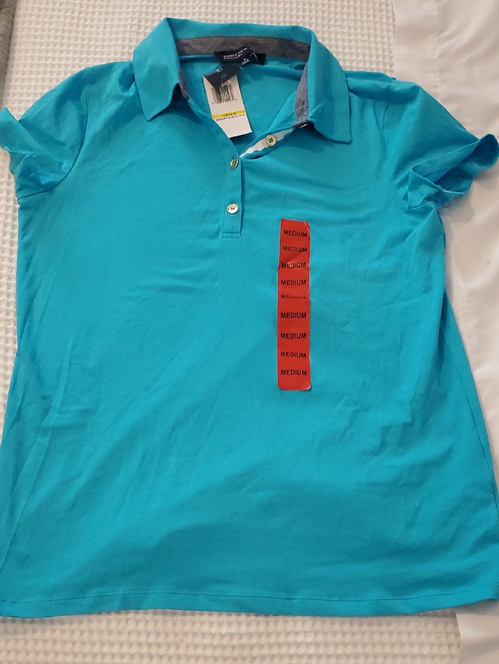 Jones New York Turquoise  Polo Size MEDIUMA
